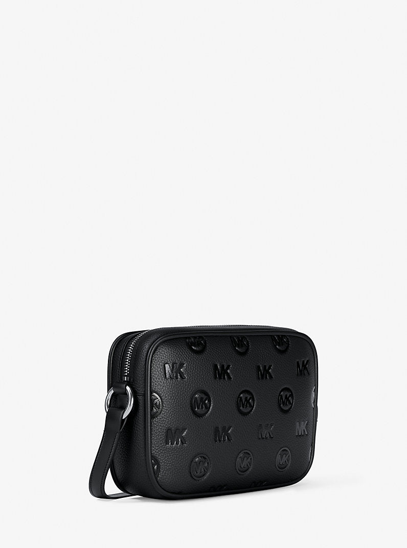 Jet Set Travel Large Logo Debossed Camera Crossbody Bag