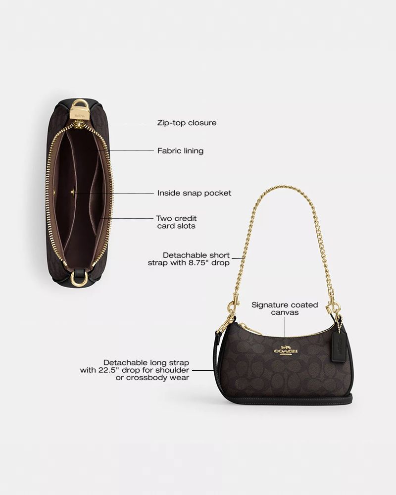 Teri Mini Crossbody Bag In Signature Canvas