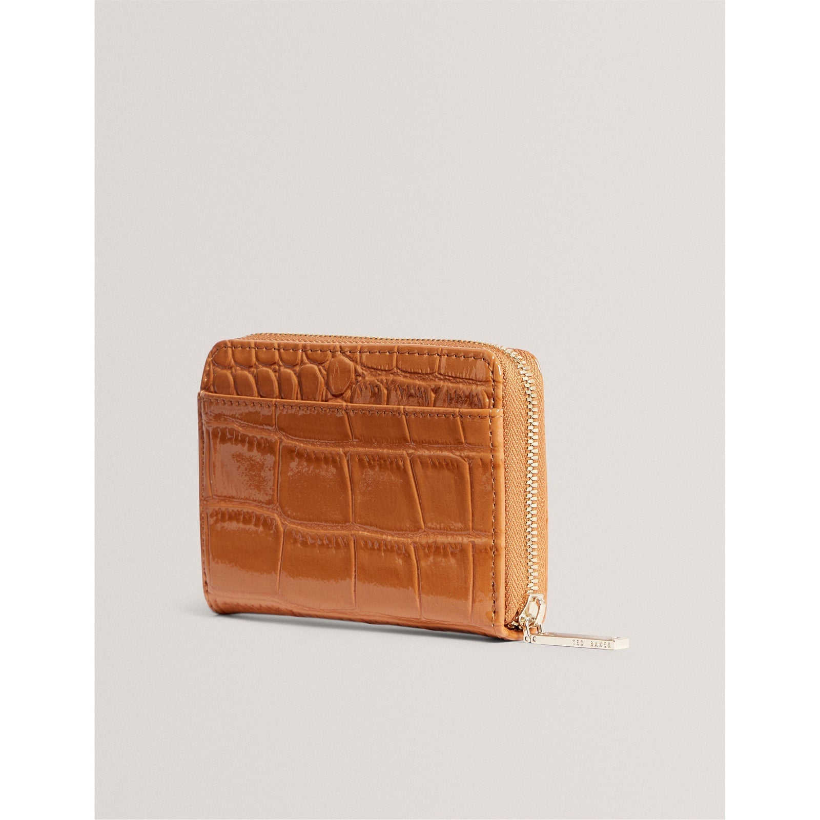 Croc Zip Around Purse