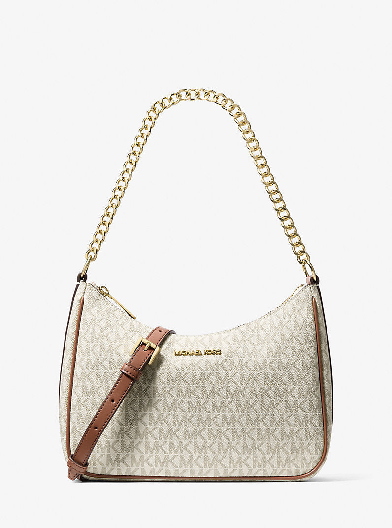 Jet Set Travel Large Signature Logo Convertible Crossbody Bag