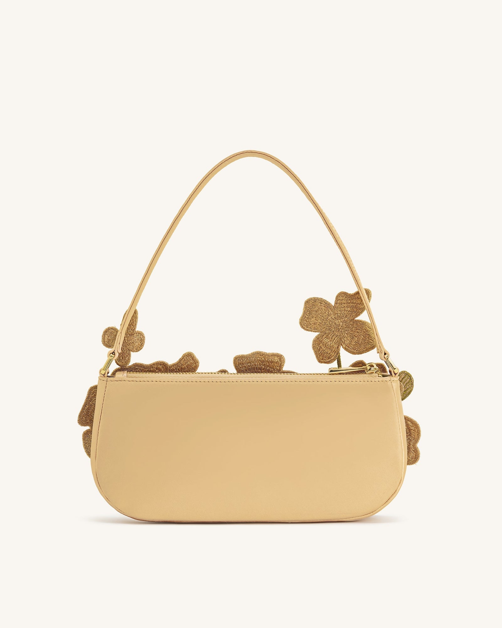 Leona Bead Embellished Shoulder Bag - Light Green