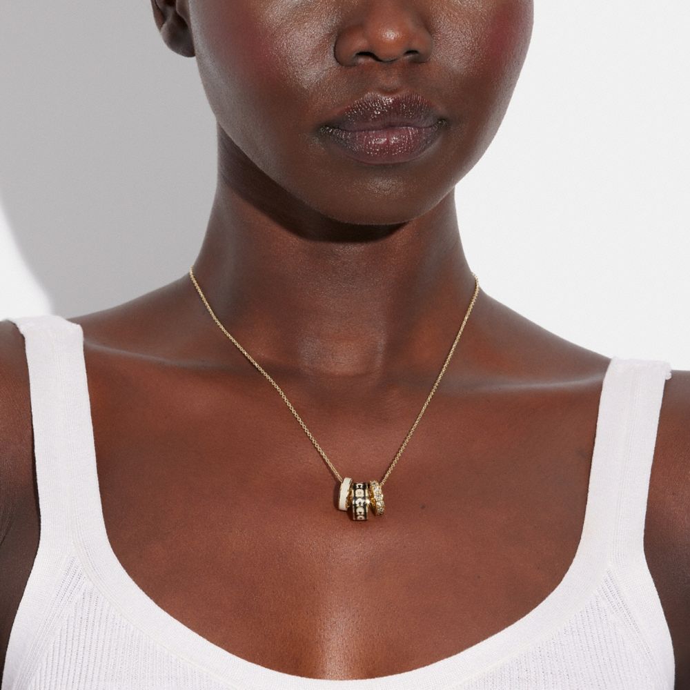Signature Enamel Necklace