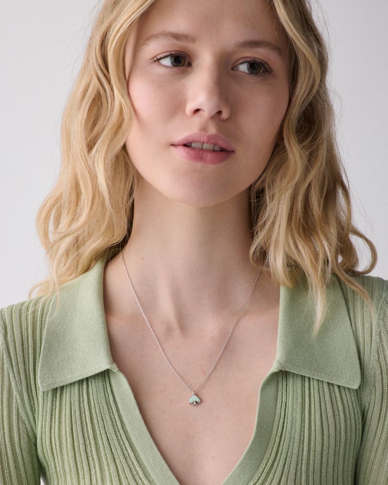 Everyday Spade Enamel Mini Pendant