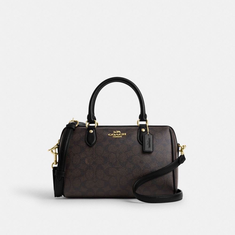 Rowan Satchel Bag In Signature Canvas