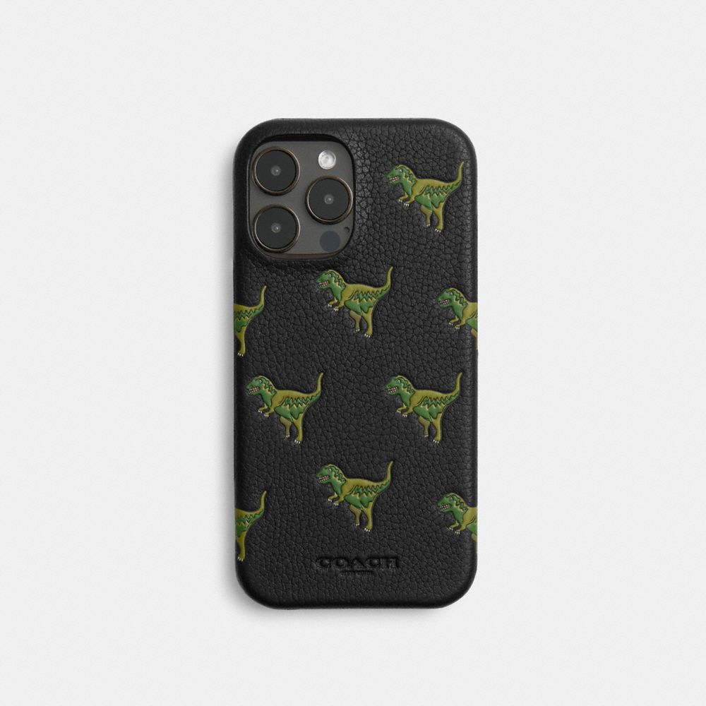 Coach Iphone 16 Pro Case With Rexy Black