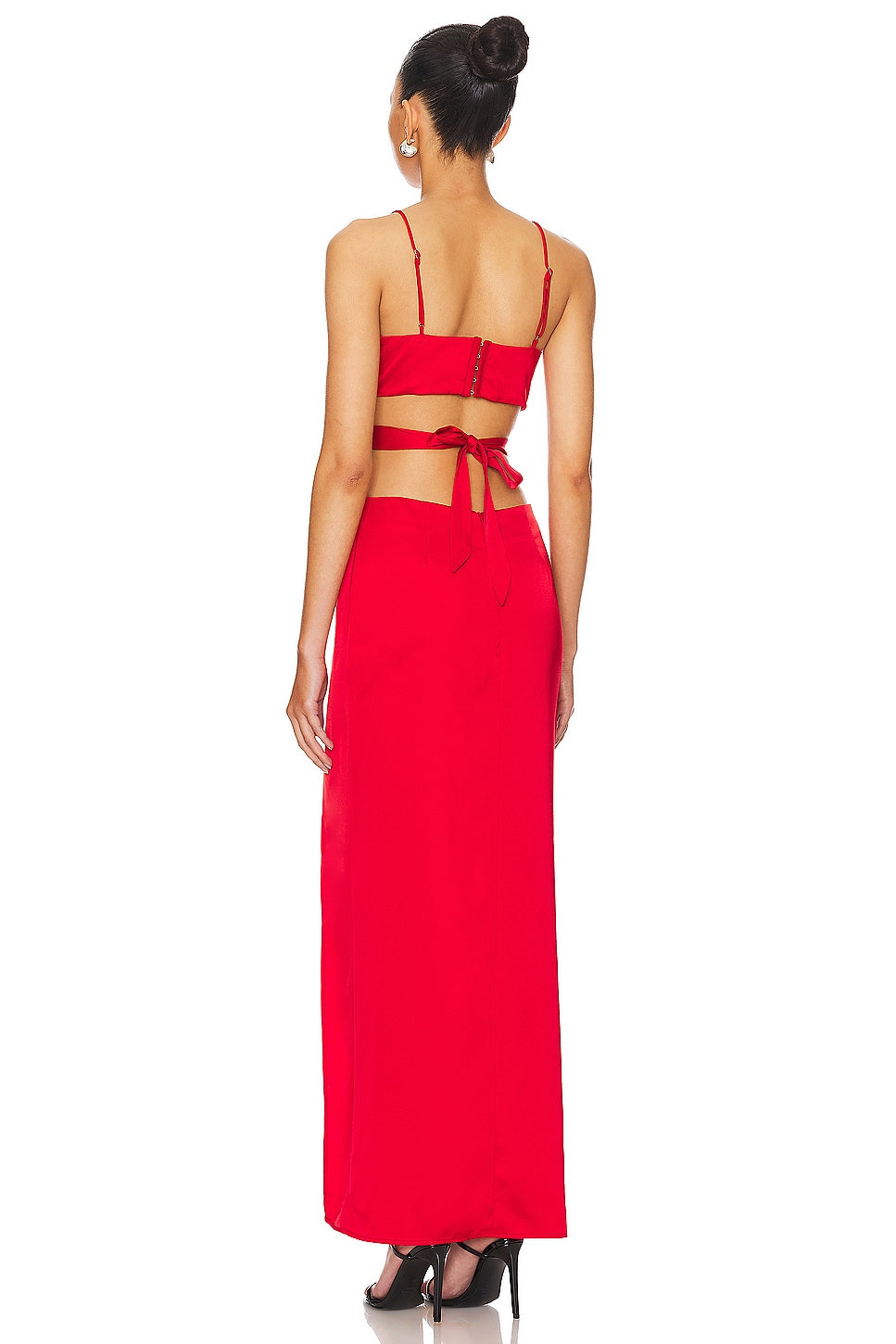 superdown Stacie Maxi Dress in Red