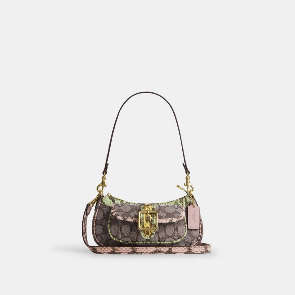 Ashton Mini Shoulder Bag In Signature Jacquard
