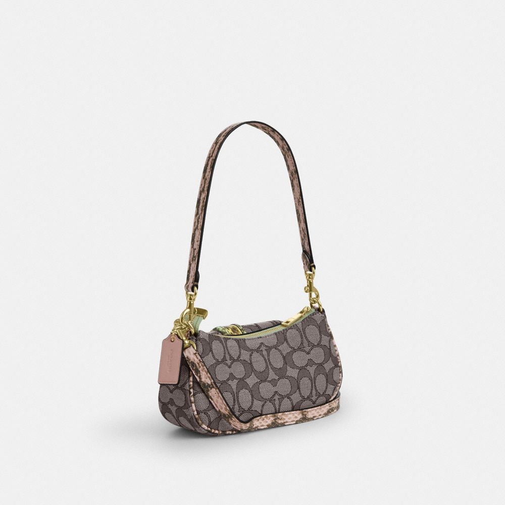 Ashton Mini Shoulder Bag In Signature Jacquard