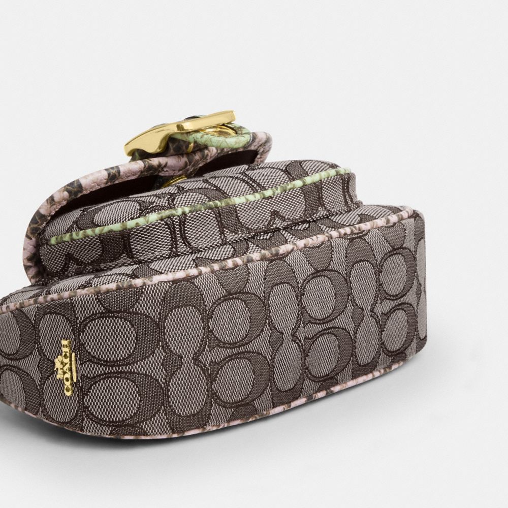 Ashton Mini Shoulder Bag In Signature Jacquard
