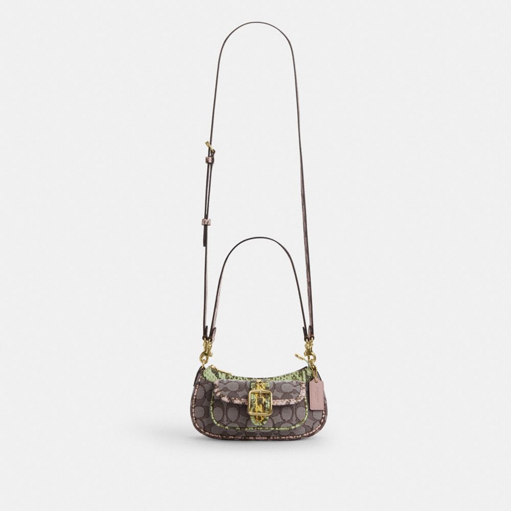 Ashton Mini Shoulder Bag In Signature Jacquard