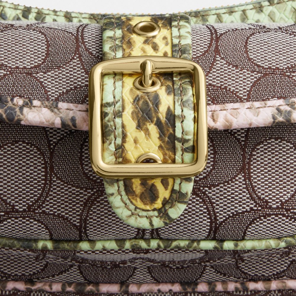 Ashton Mini Shoulder Bag In Signature Jacquard