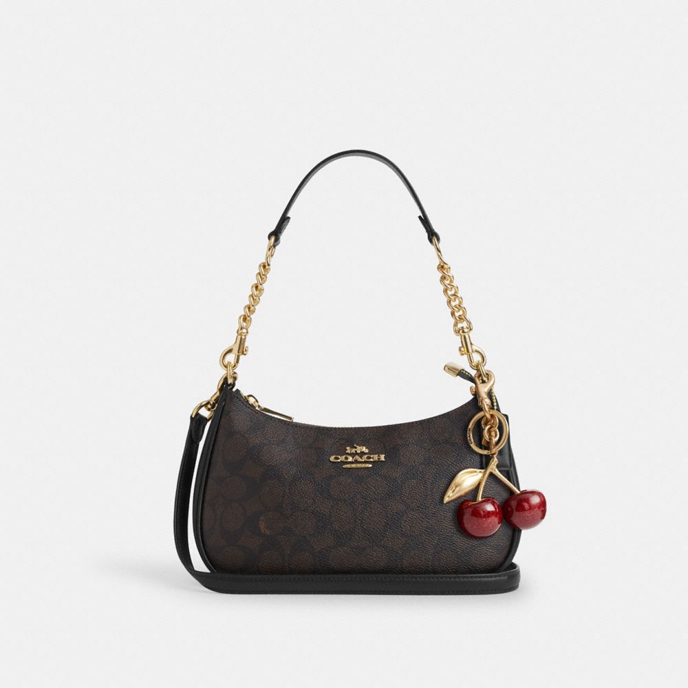 Coach Teri Shoulder Bag In Signature Canvas