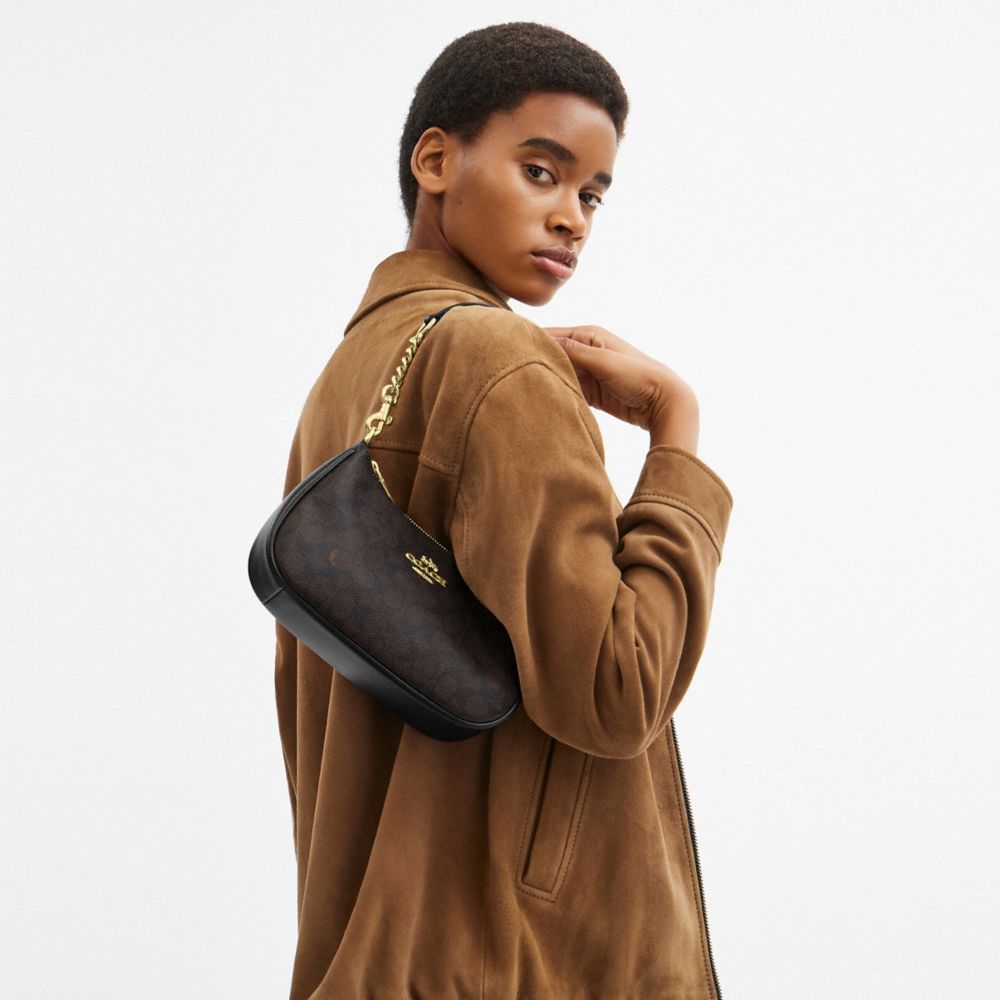 Coach Teri Shoulder Bag In Signature Canvas