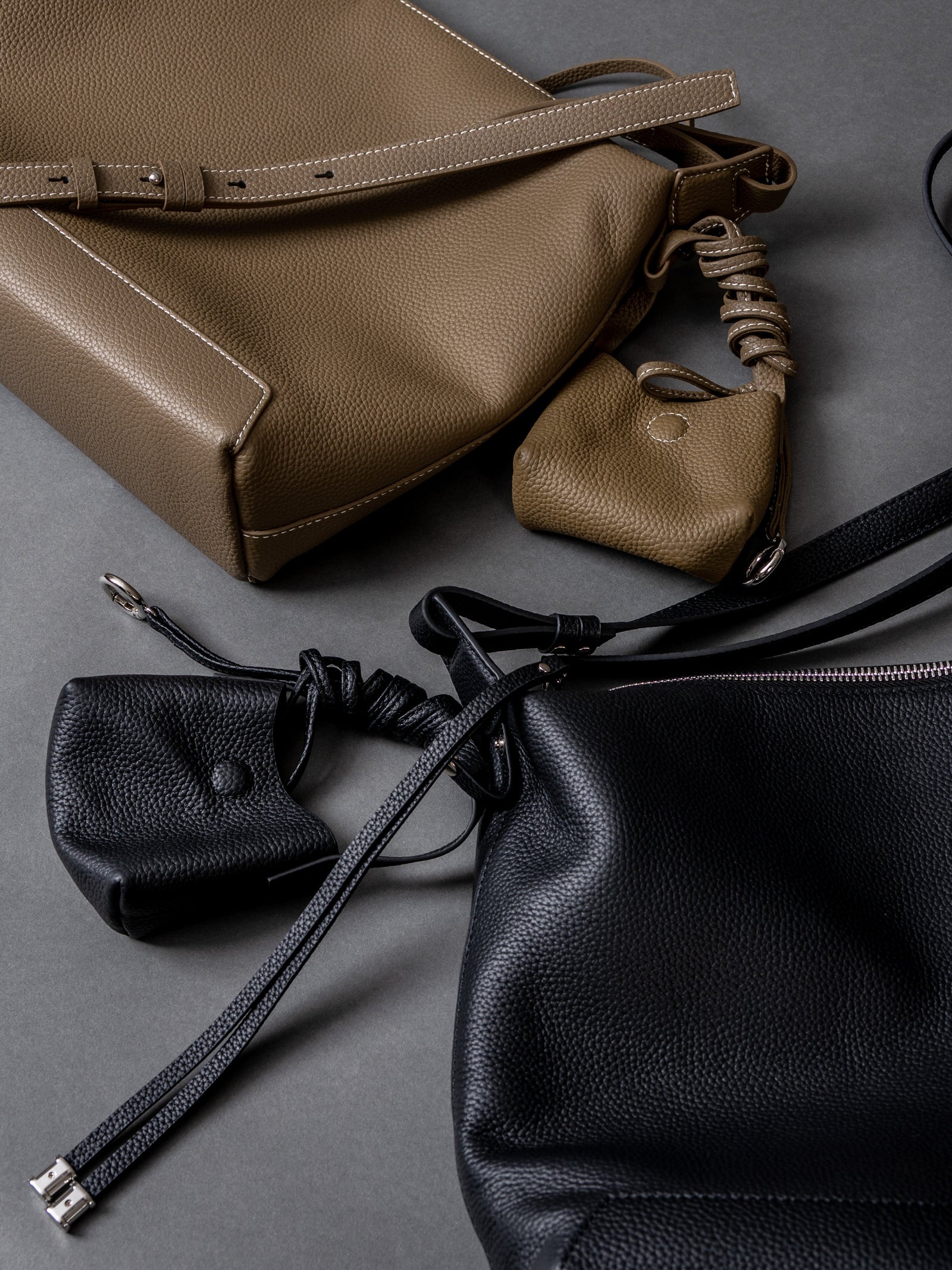 Lusso - Ladies Leather Satchel Bag | Black