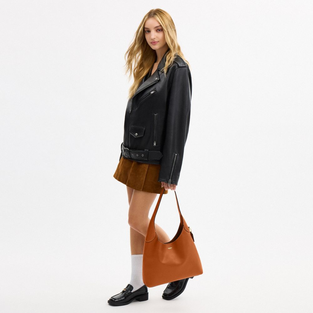 Coach Brooklyn Shoulder Bag 34 Brass Toffee