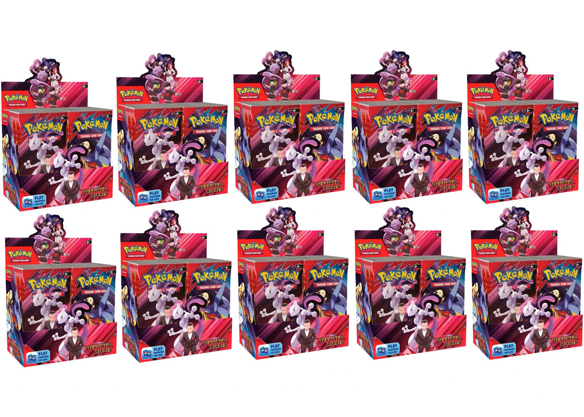 2025 Pokemon Scarlet & Violet Destined Rivals Booster Box 10X Lot