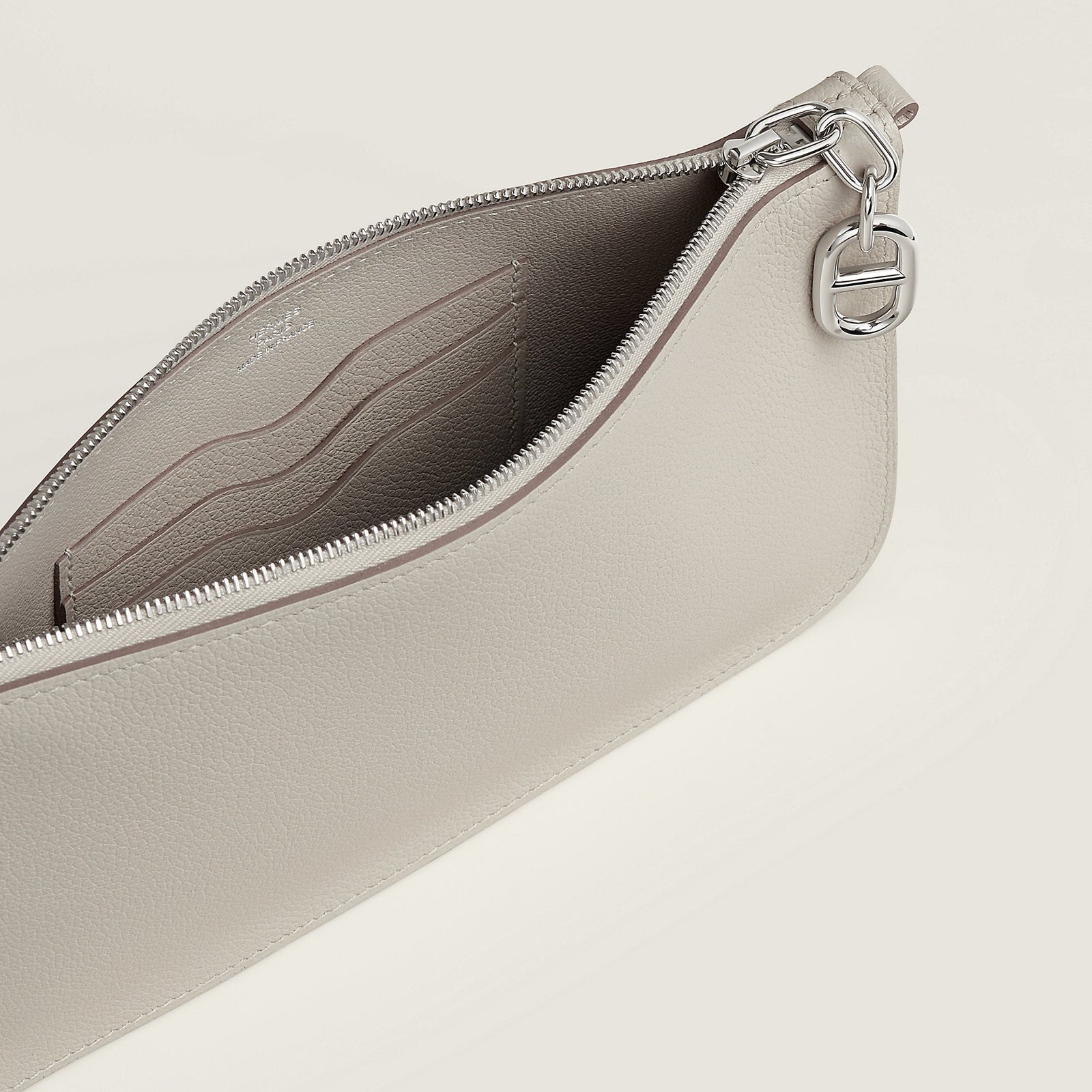 Hermes Zipengo Chaine D'Ancre To Go Pouch Biscuit