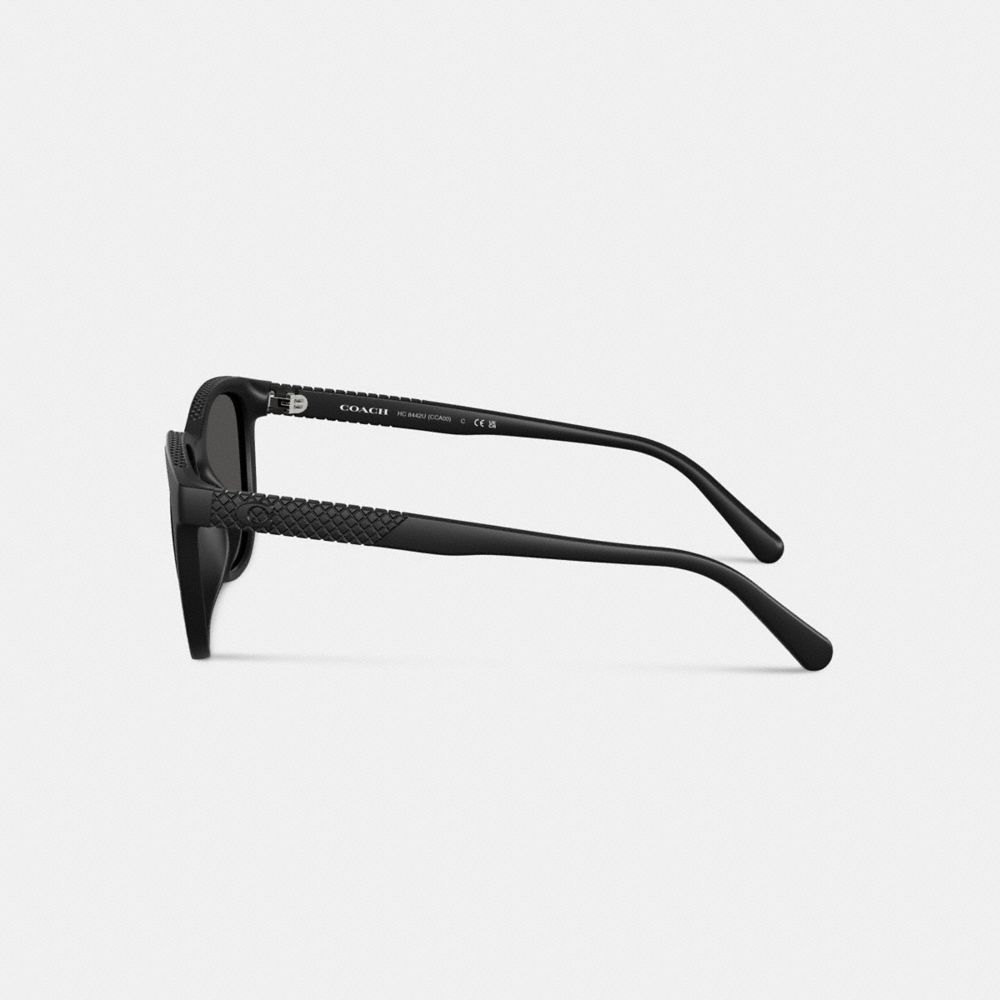 Textured Square Sunglasses