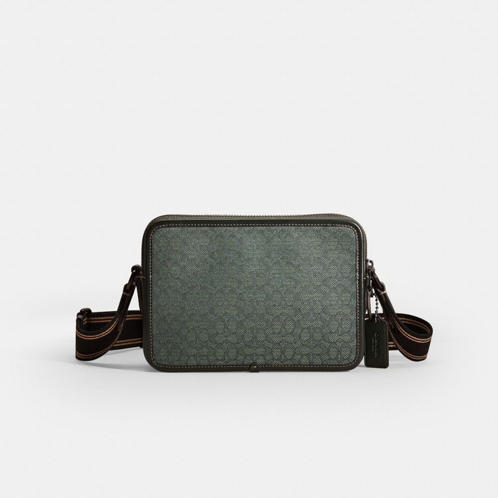 Restored Charter Crossbody 24 In Micro Signature Jacquard