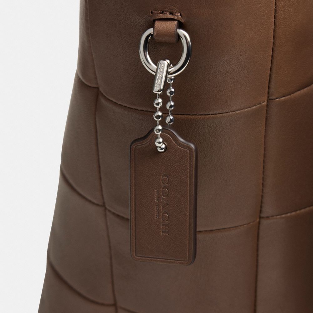 Coach Alter/Ego Large Tote Bag In Upcrafted Leather Dark Stone