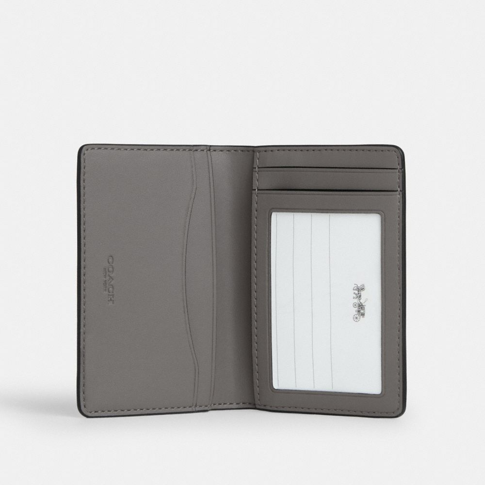 Id Card Wallet In Signature Canvas With Patches