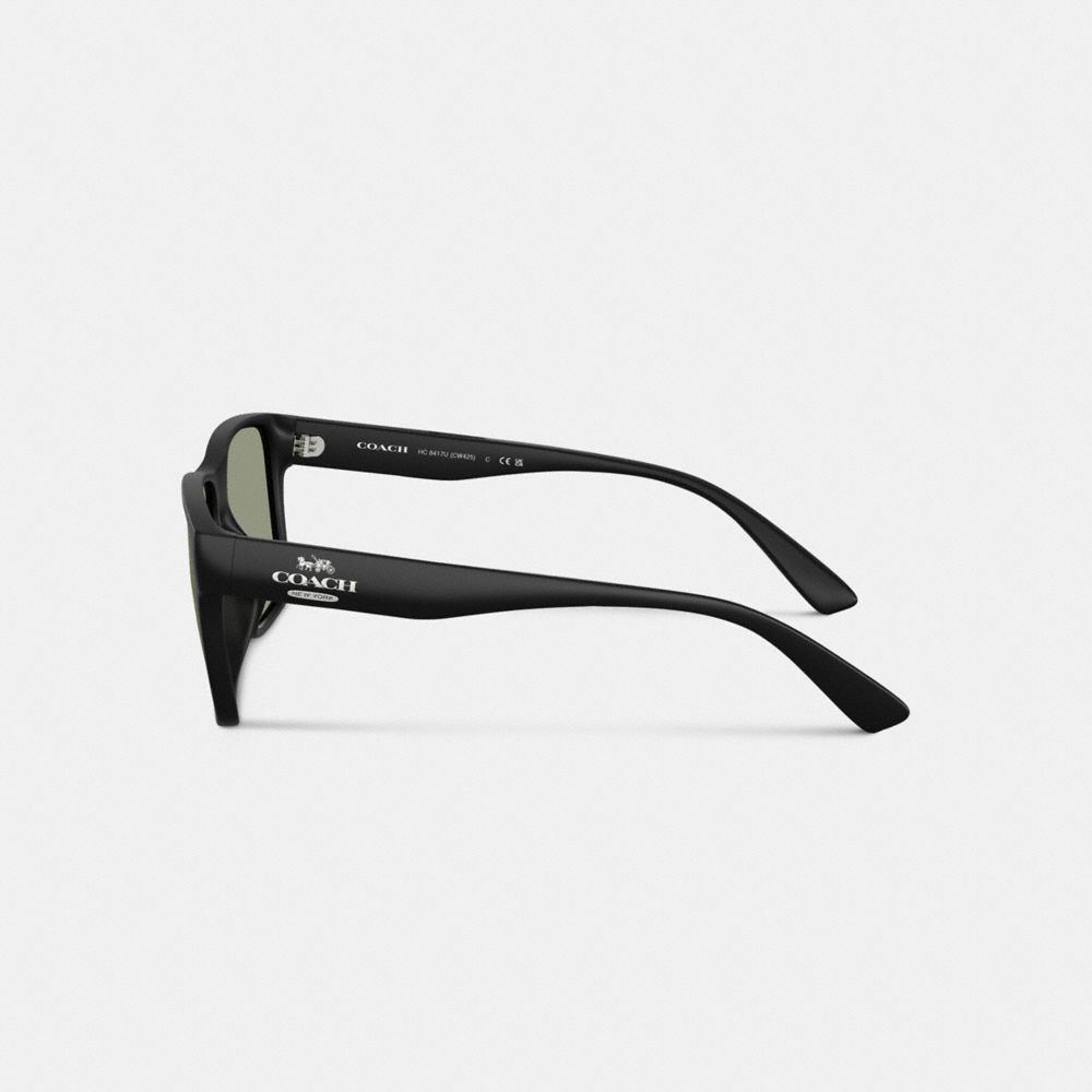 Coach Square Sunglasses Matte Black