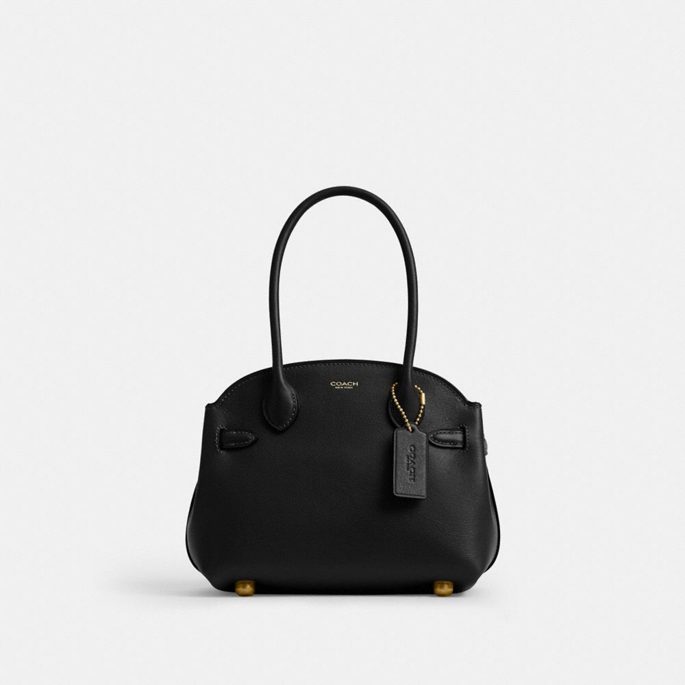 Coach Soft Empire Carryall Bag 21 Brass Black