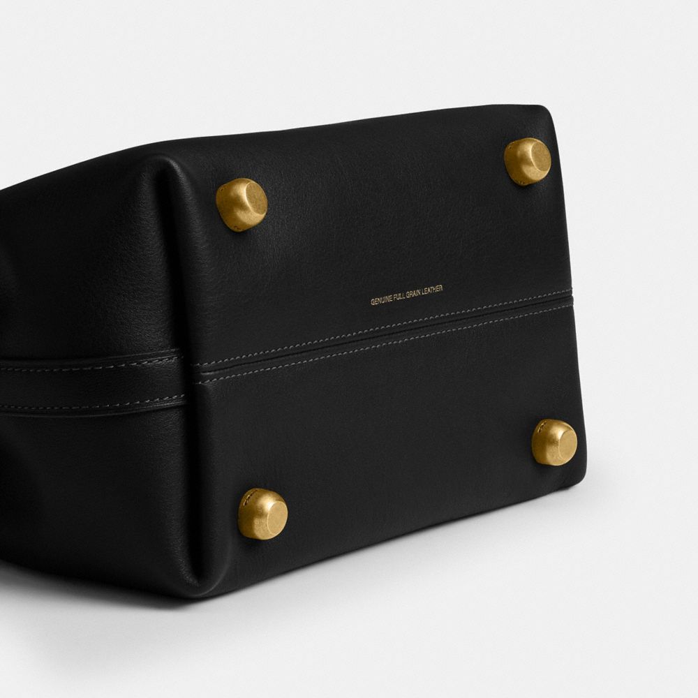Coach Soft Empire Carryall Bag 21 Brass Black