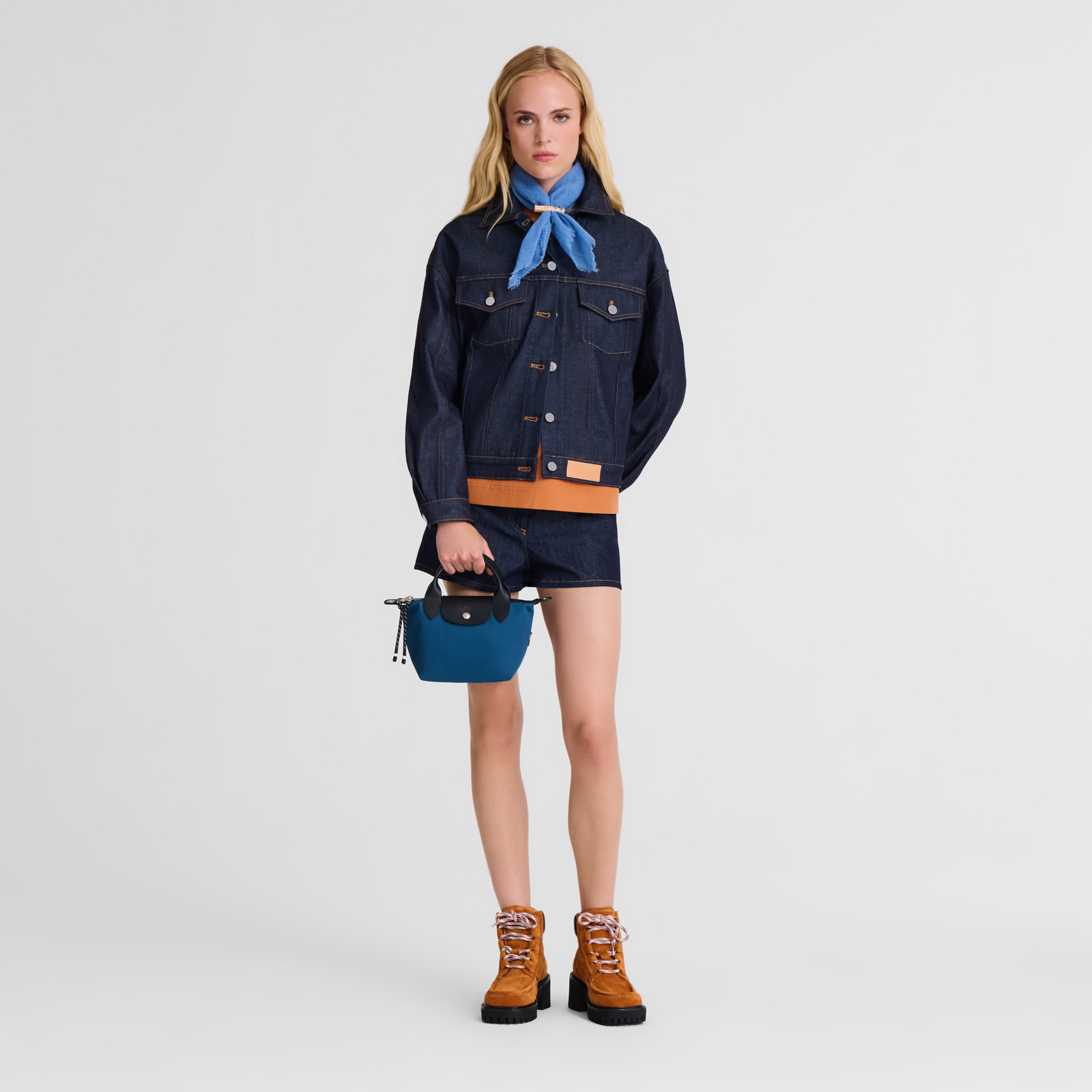 Longchamp Le Pliage Energy XS Handbag Ink blue