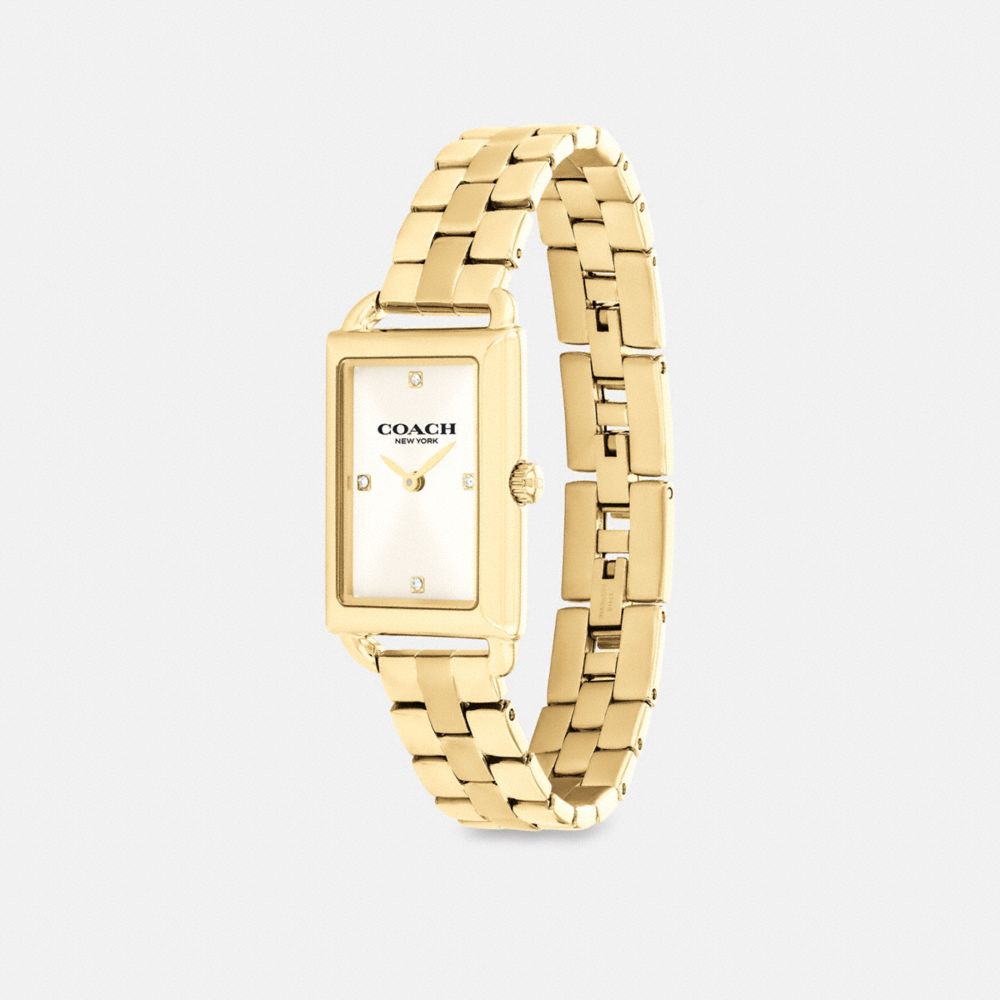 Coach Liz Watch Gift Set, 30 Mm X 22 Mm Gold