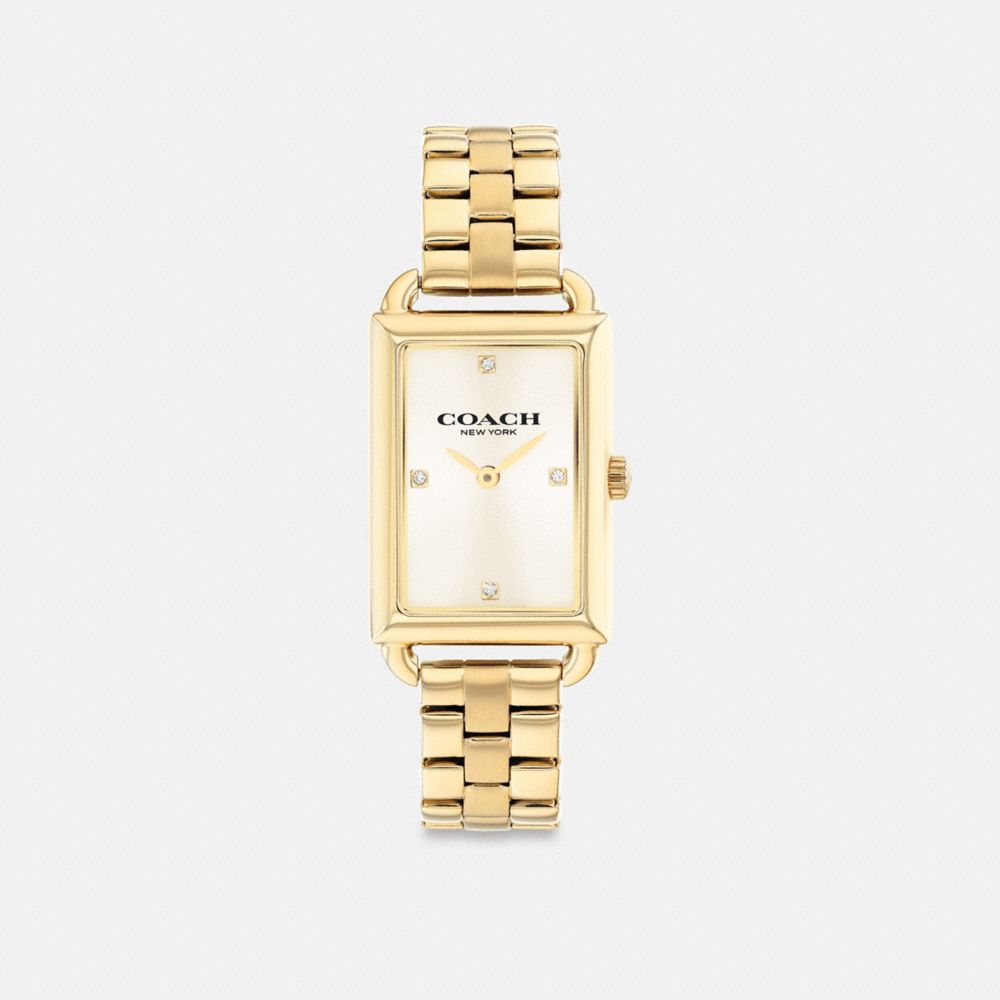 Coach Liz Watch Gift Set, 30 Mm X 22 Mm Gold