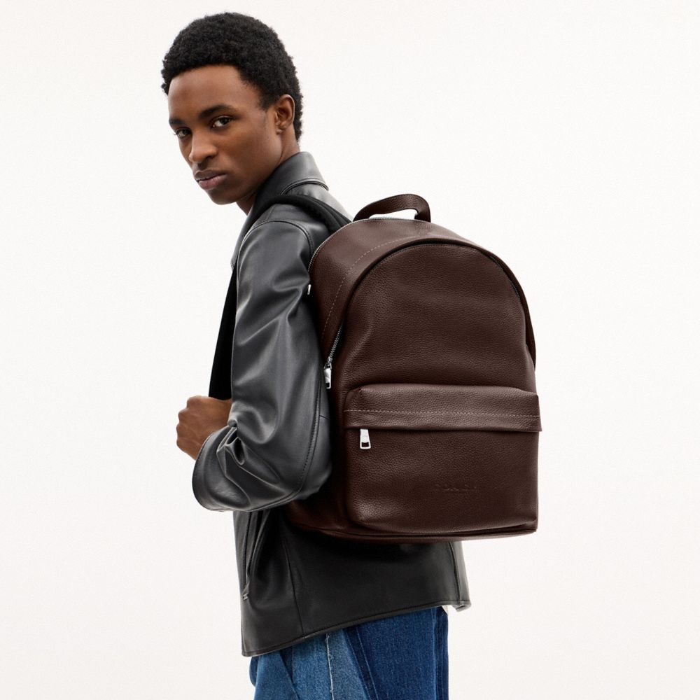 Coach Taylor Backpack Silver Maple