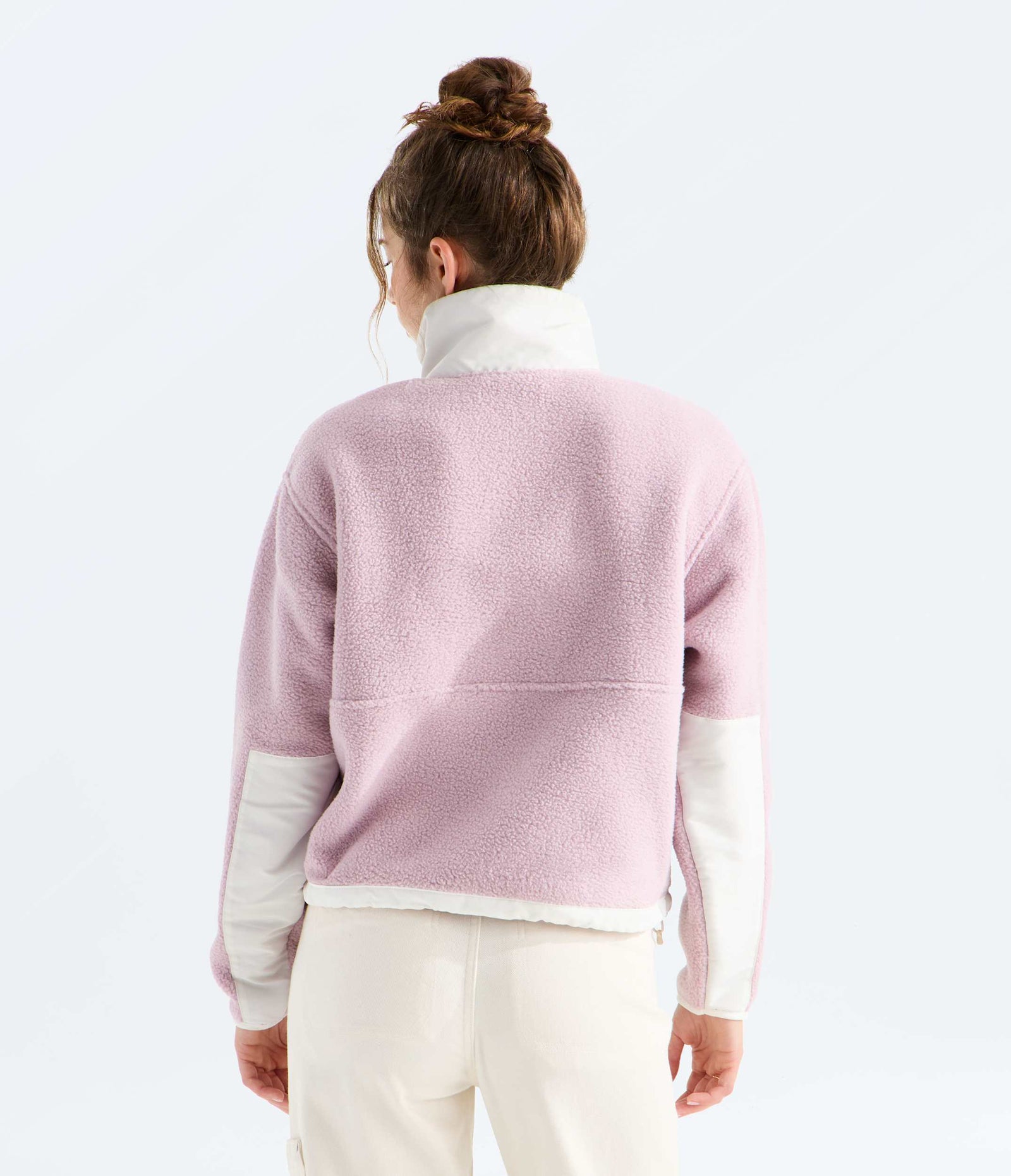 The North Face Women’s Yumiori Off Peak ½-Zip Jacket METAL PINK-WHITE DUNE