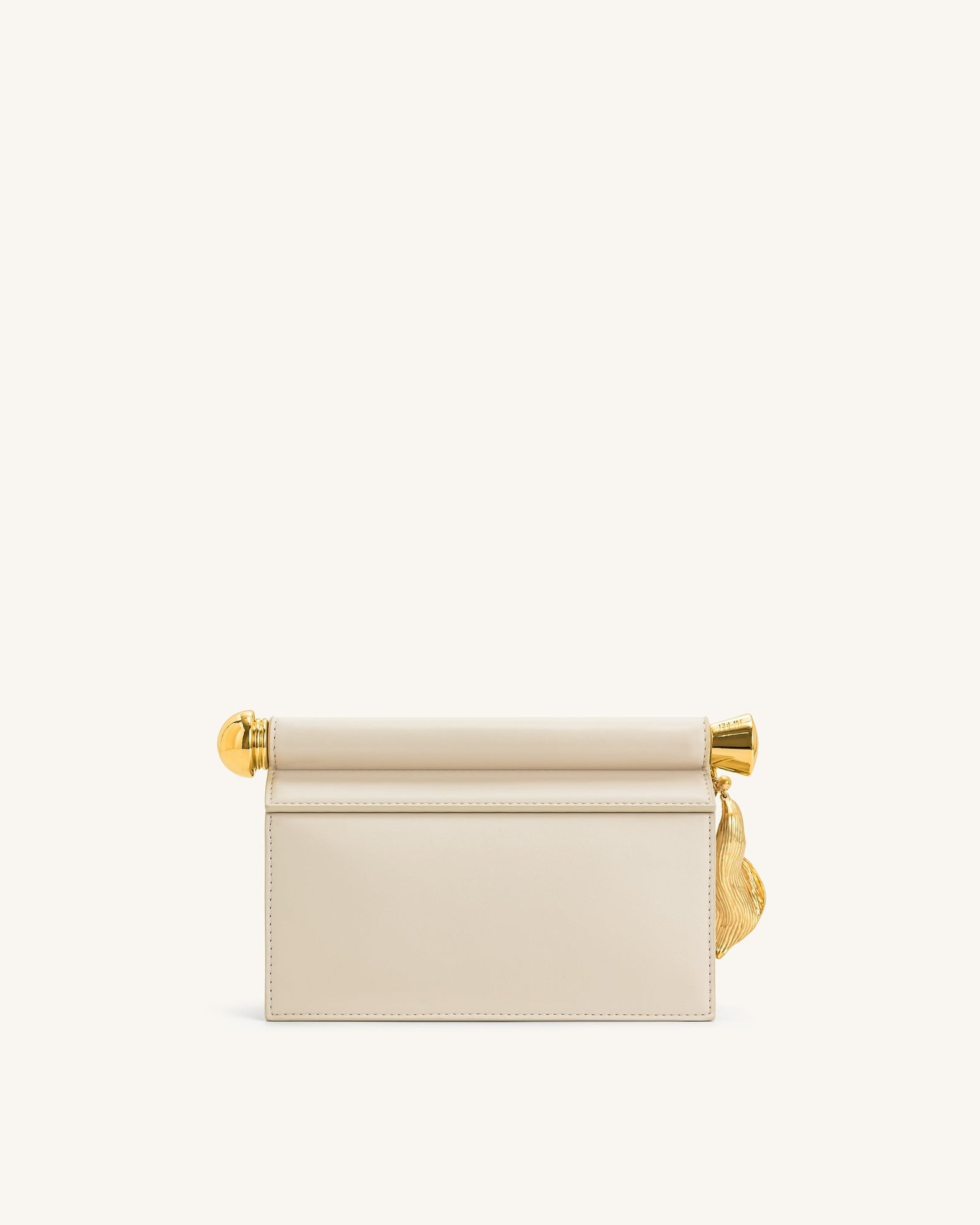 Holly Metal Pendant Embellished Clutch - Dark Olive