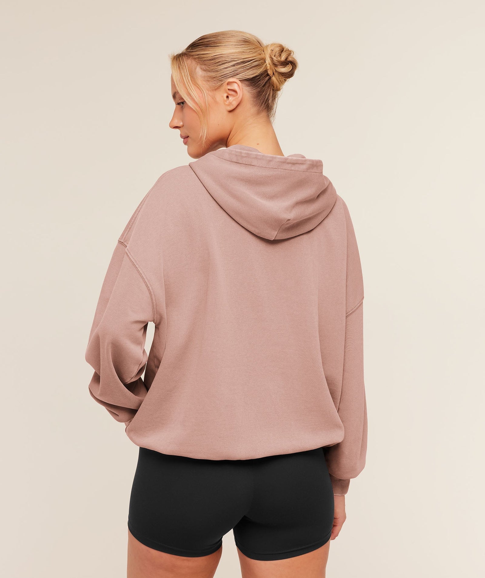 Women's Gymshark Chainstitch Graphic Hoodie Chestnut Pink