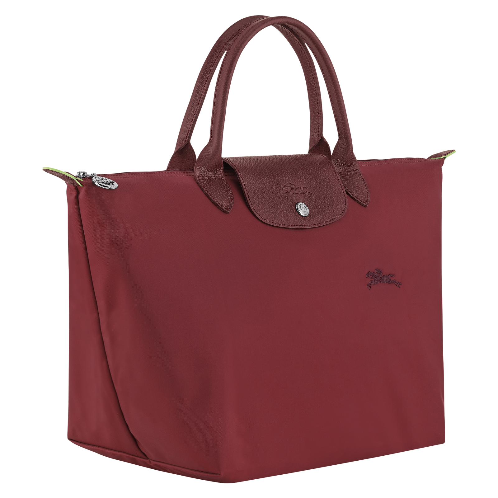 Longchamp Le Pliage Green M Handbag Pomegranate