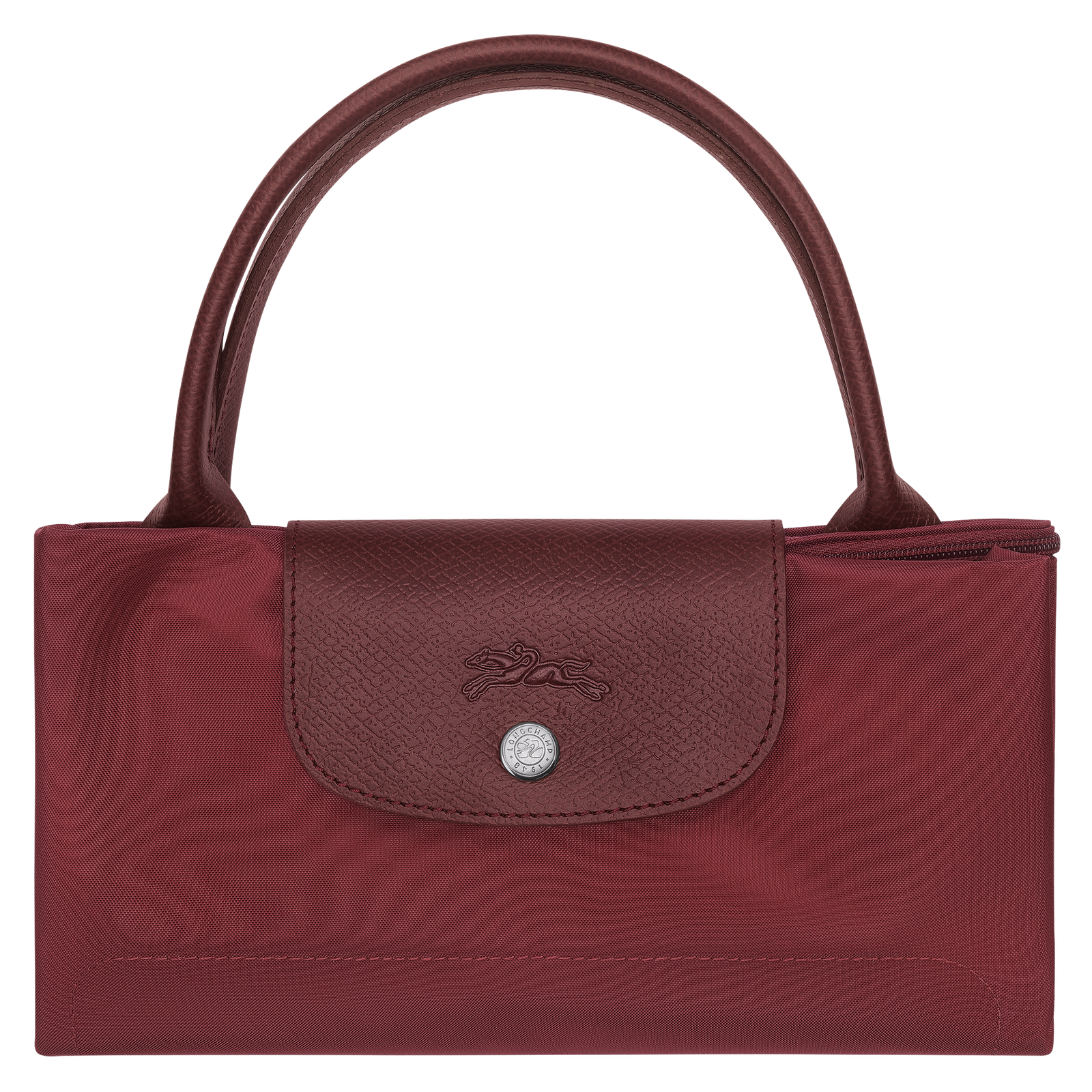 Longchamp Le Pliage Green M Handbag Pomegranate