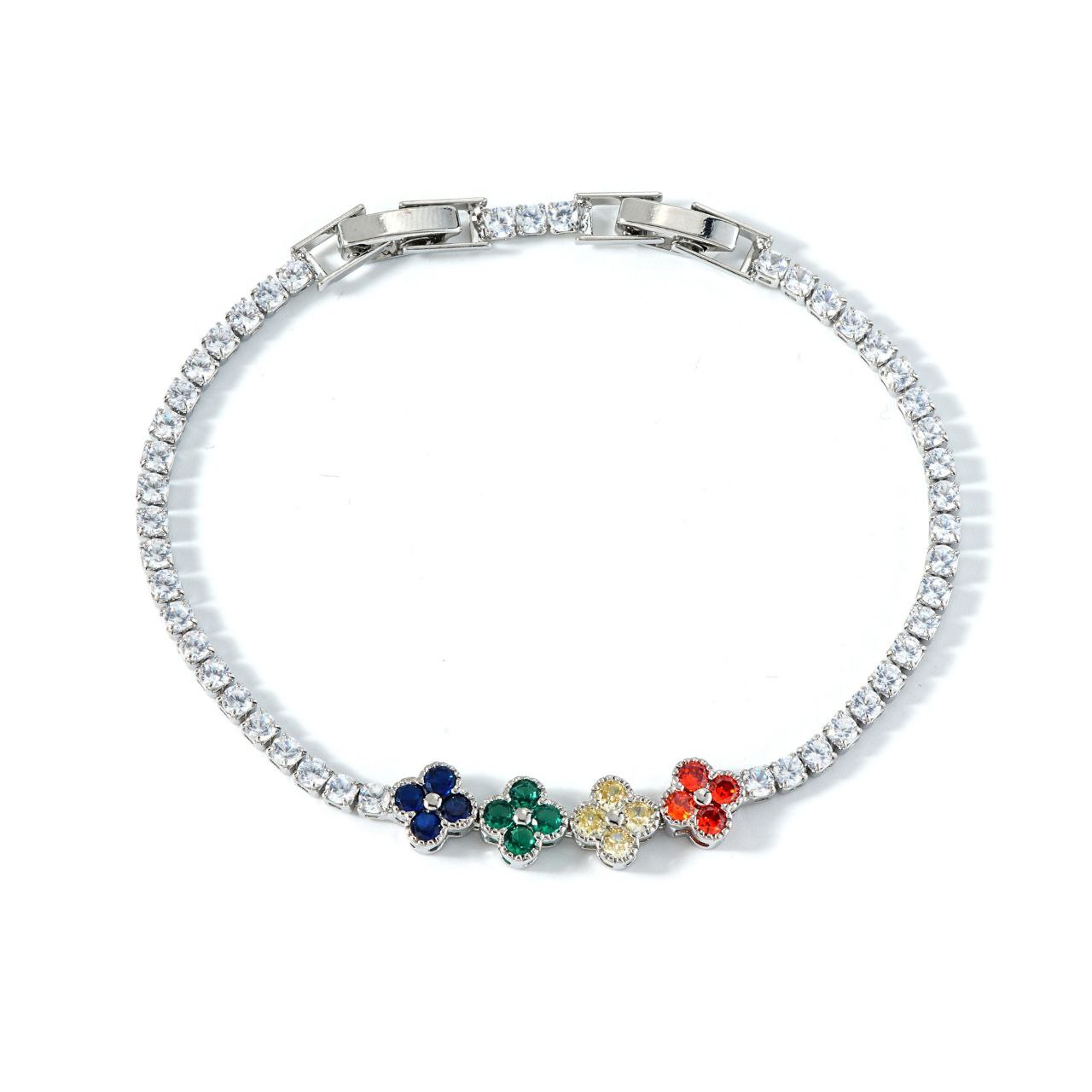 Four Color Clover Bracelet