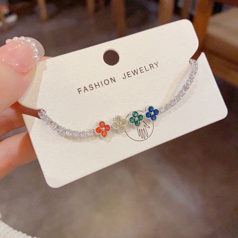 Four Color Clover Bracelet