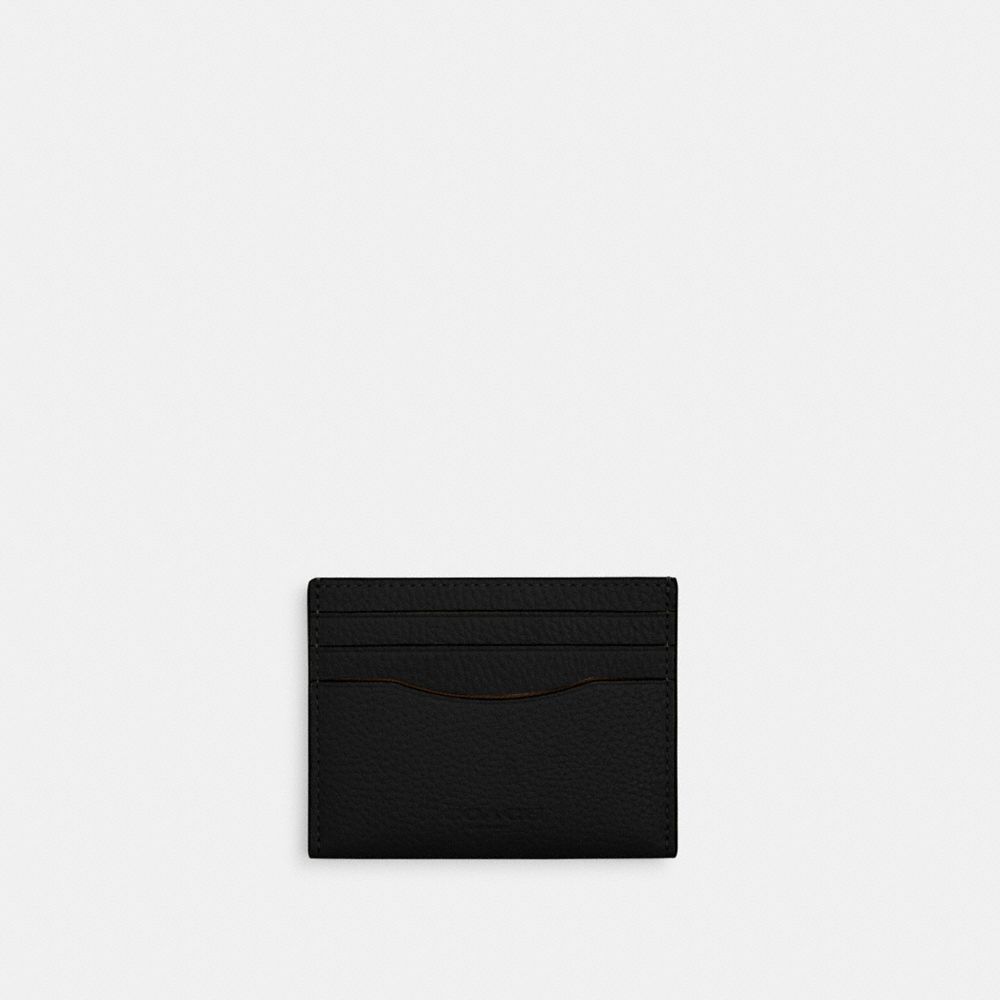 Coach Slim Id Card Case Black