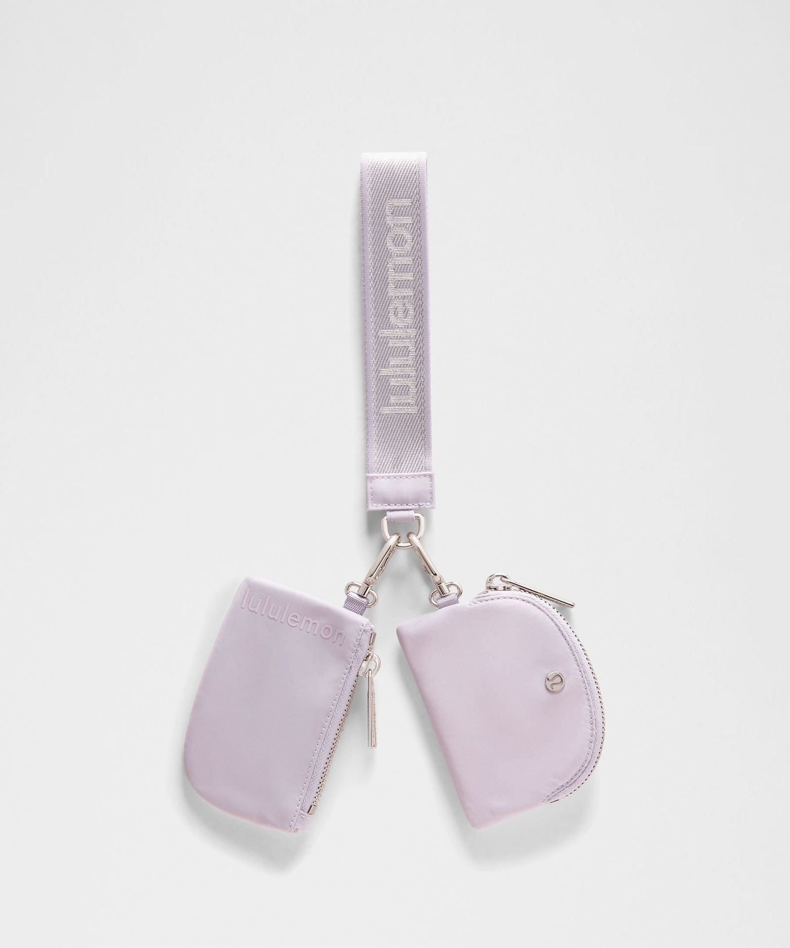 Lululemon Dual Pouch Wristlet *Metallic Wordmark