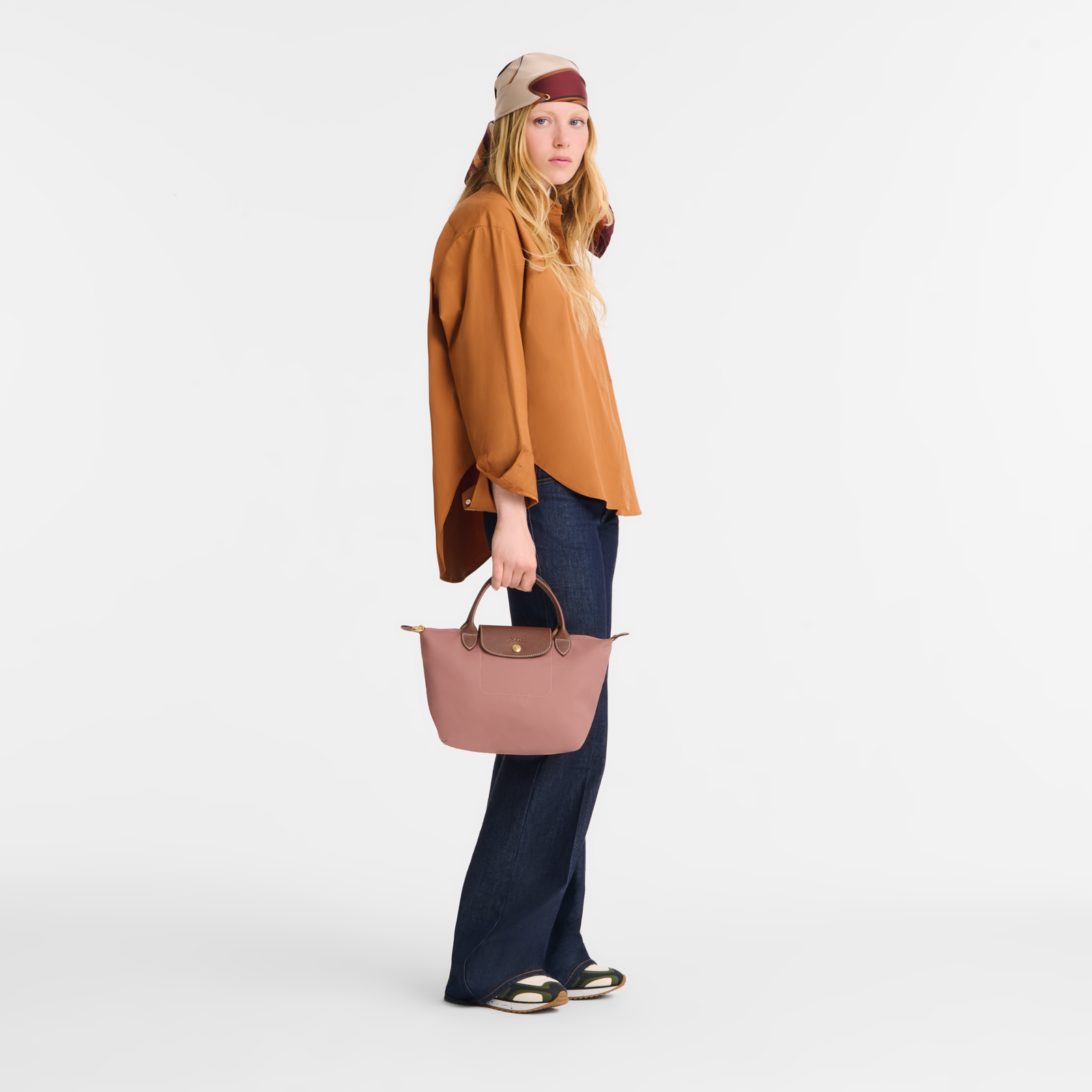 Longchamp Le Pliage Original S Handbag Pink Tea