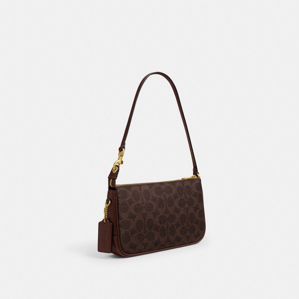 Coach Plaza Bag In Signature Canvas Brass Maple