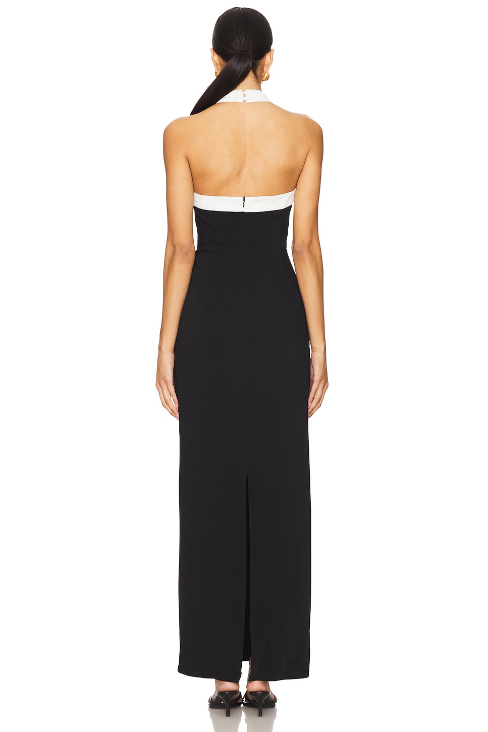superdown Laurien Cross Front Dress in Black