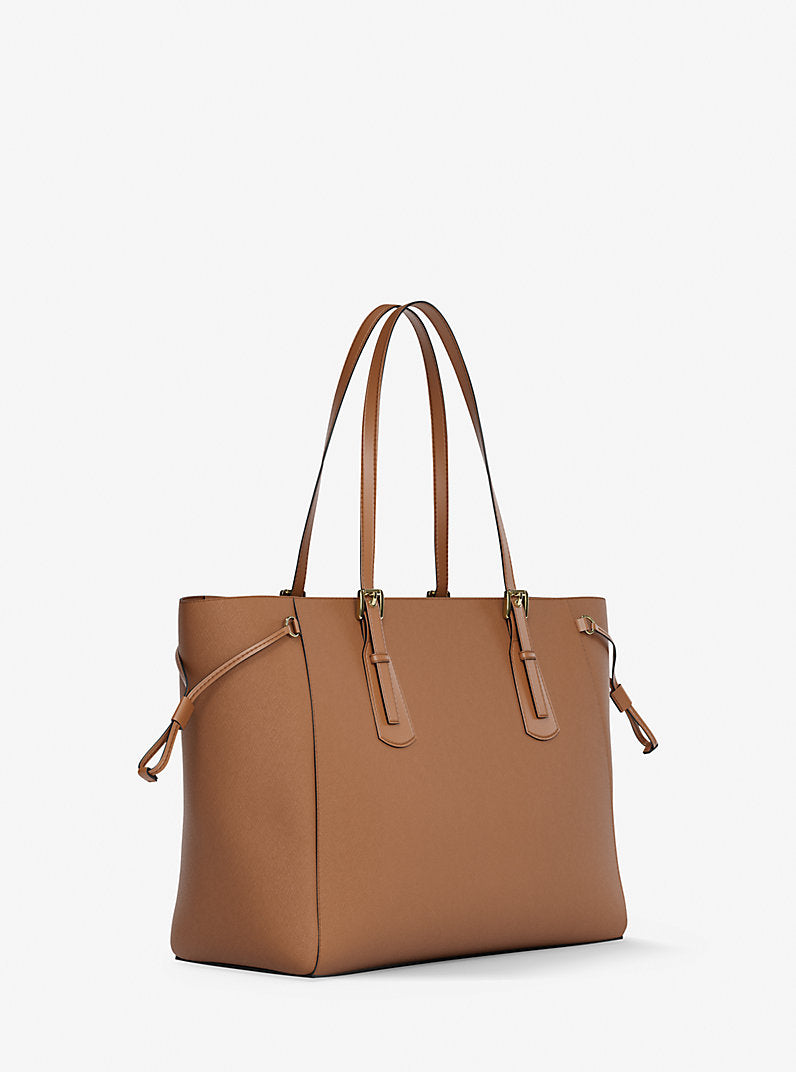 Voyager Large Saffiano Leather Tote Bag