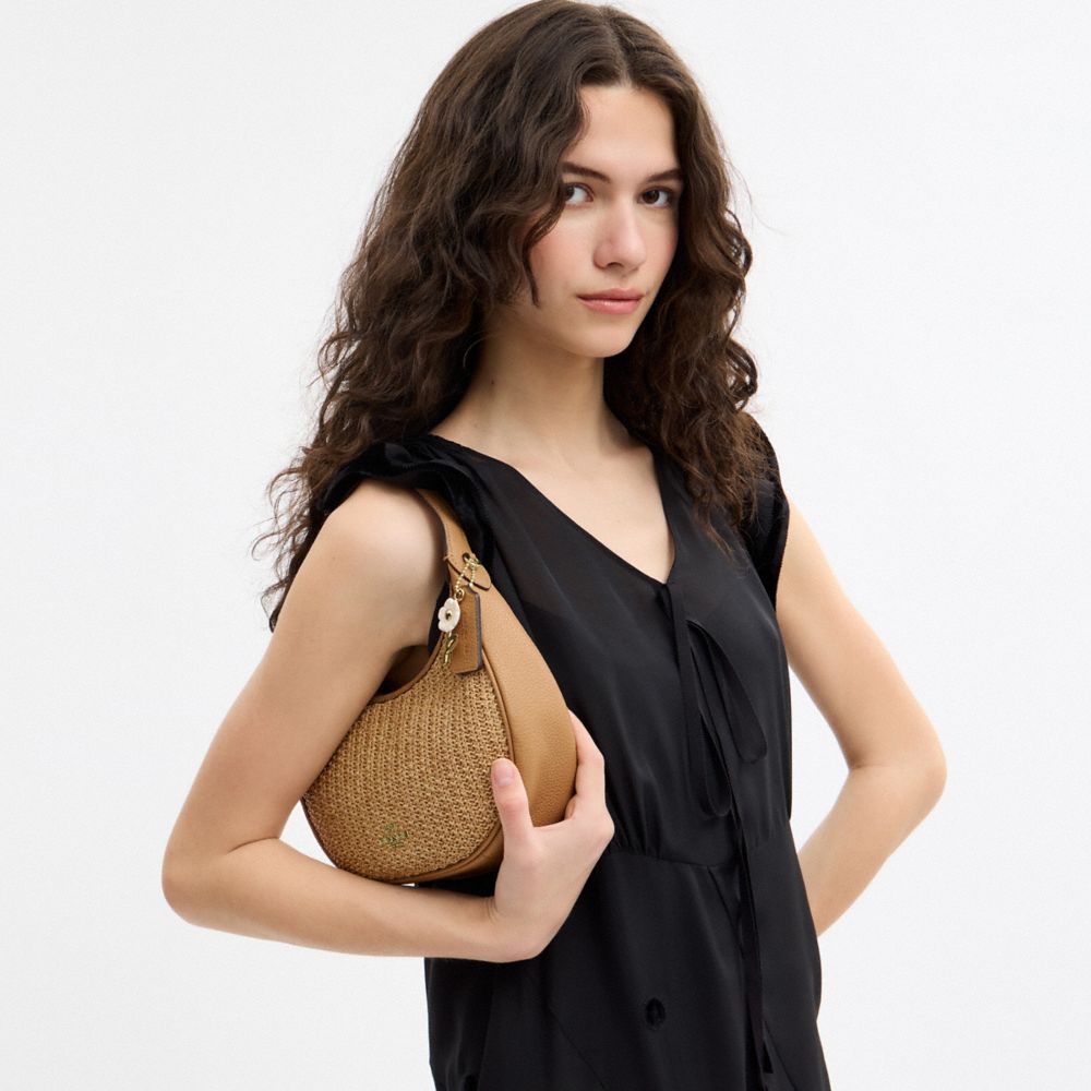 Coach Emily Shoulder Bag Gold Toast