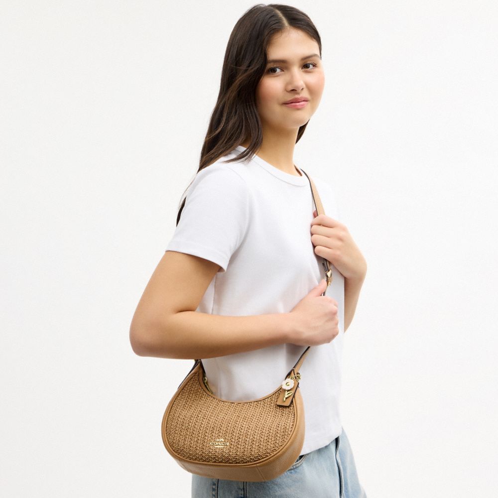 Coach Emily Shoulder Bag Gold Toast