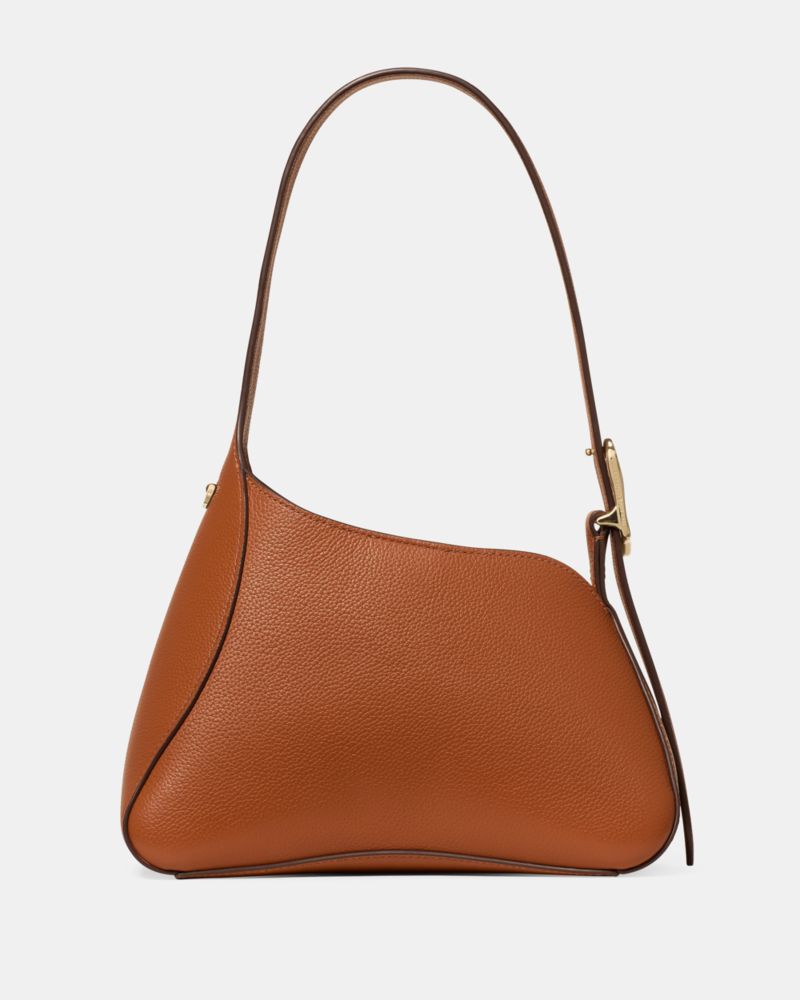 KateSpade 454 Sculpted Shoulder Bag Warm Gingerbread