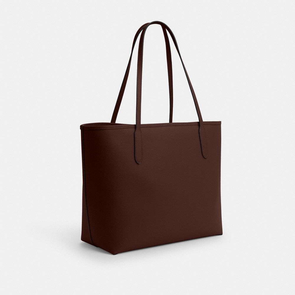 Coach City Tote Bag Gold Maple