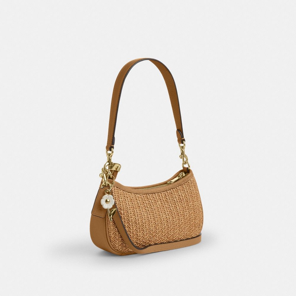 Coach Teri Mini Crossbody Bag Gold Toast